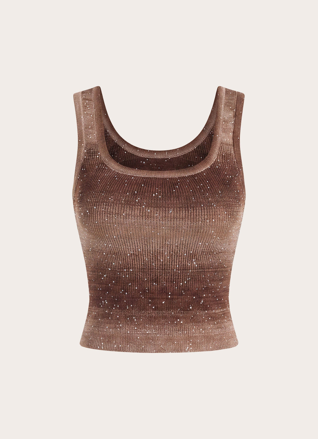 Helia Knit Top - Chocolate Ombre