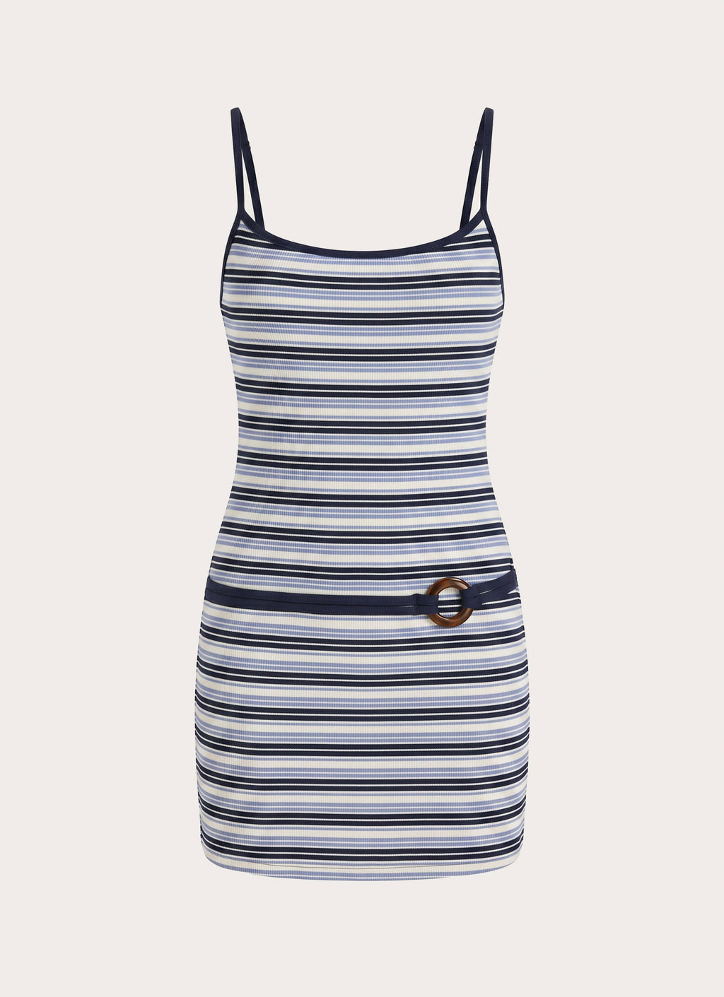 Here All Night Mini Dress - Blue Stripe