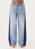 Lawrence Denim Jeans - Washed Blue