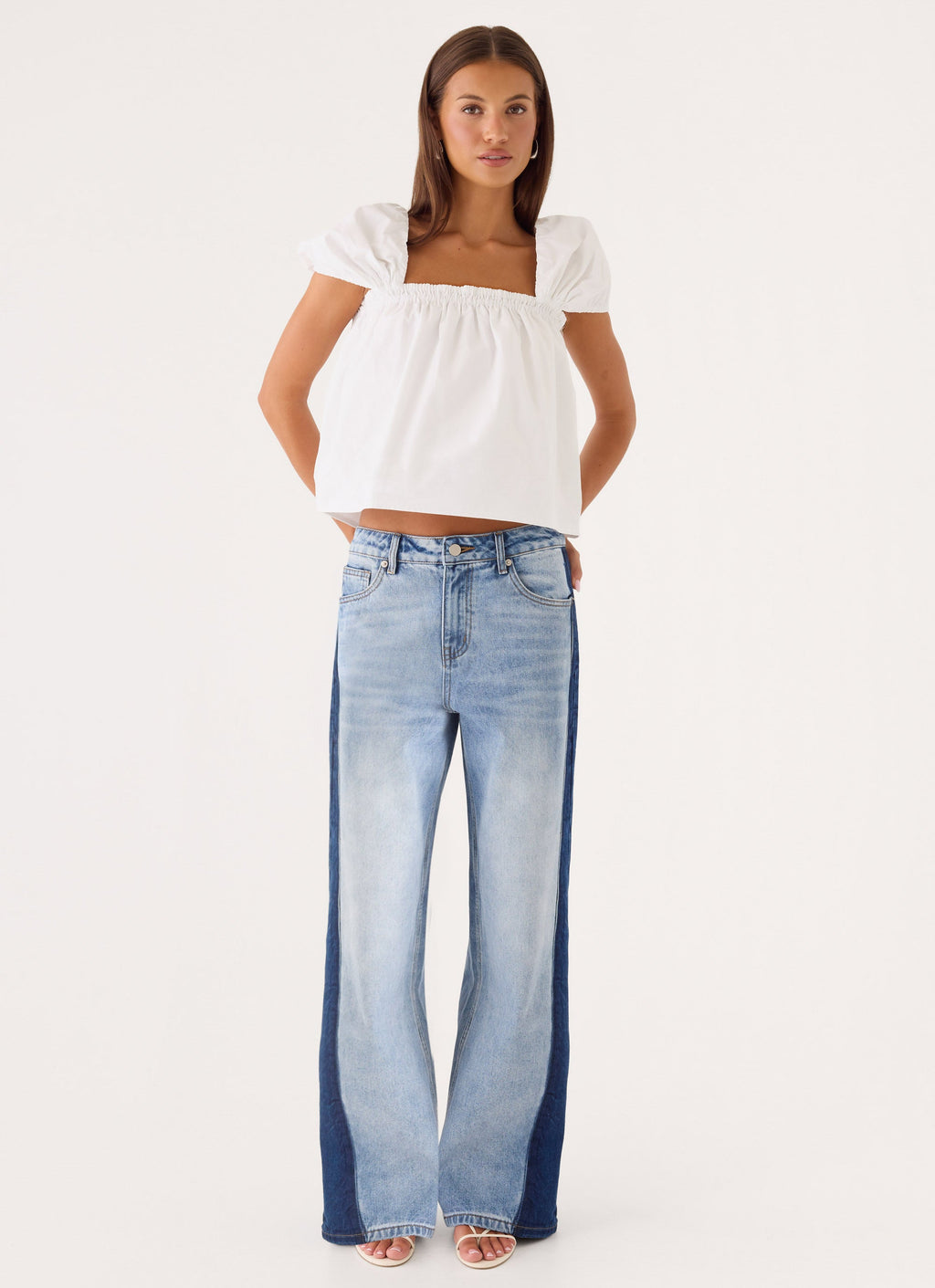 Lawrence Denim Jeans - Washed Blue
