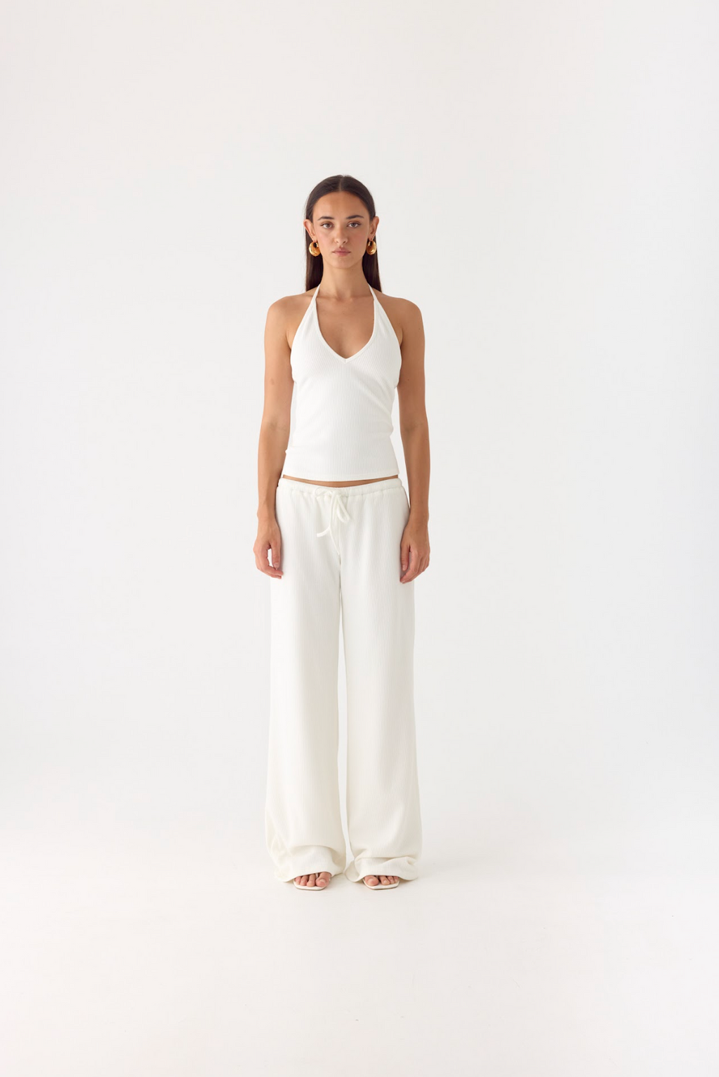 Henry Halter Top - Ivory