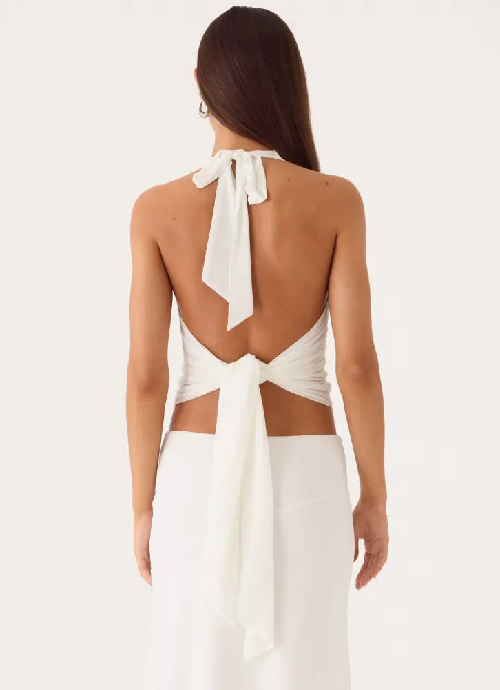 Kerrie Halter Top - White