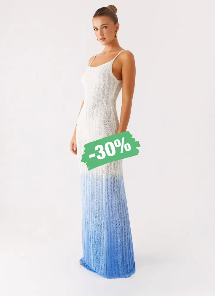 Kiki Maxi Dress - Ombre Blue