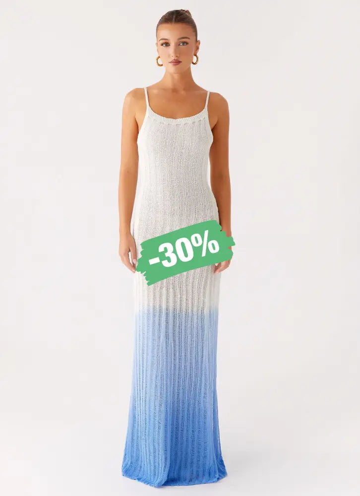 Kiki Maxi Dress - Ombre Blue