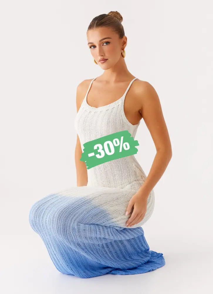 Kiki Maxi Dress - Ombre Blue