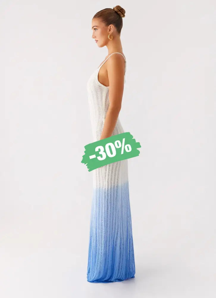 Kiki Maxi Dress - Ombre Blue