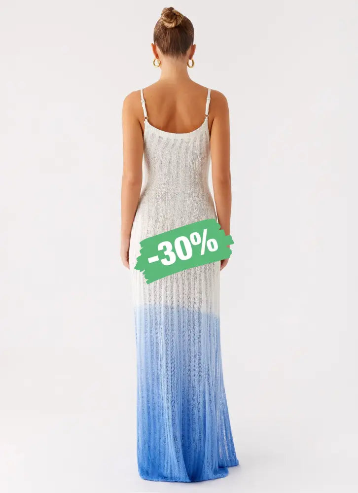 Kiki Maxi Dress - Ombre Blue