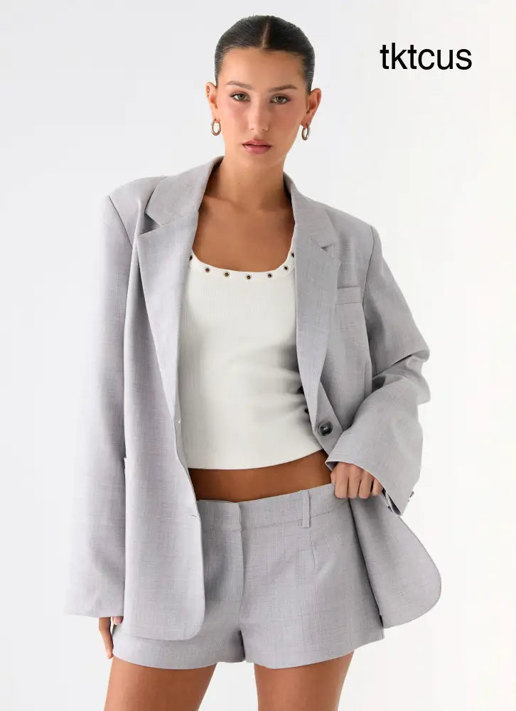 Kingston Oversized Blazer - Grey