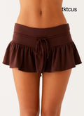 Landon Mini Skort - Chocolate