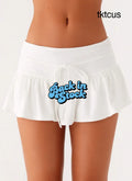 Landon Mini Skort - White